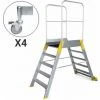 PLATTFORMLEITER EXPERTEN - MATISERE Mobile Plattformtreppe - Maximale Arbeitshöhe De 2.62m - 9703R -Gerüste And Arbeitsplattformen Verkäufe 9753864 1
