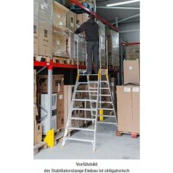 PLATTFORMLEITER EXPERTEN - MATISERE Mobile Plattformtreppe - Maximale Arbeitshöhe De 2.62m - 9703R -Gerüste And Arbeitsplattformen Verkäufe 9753864 4
