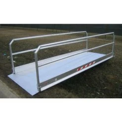 LADERAMPE-EXPERTEN - MATISERE Fußgängerbrücke - Breite Int. 1.00m - Länge 1.26m - MP12/10U